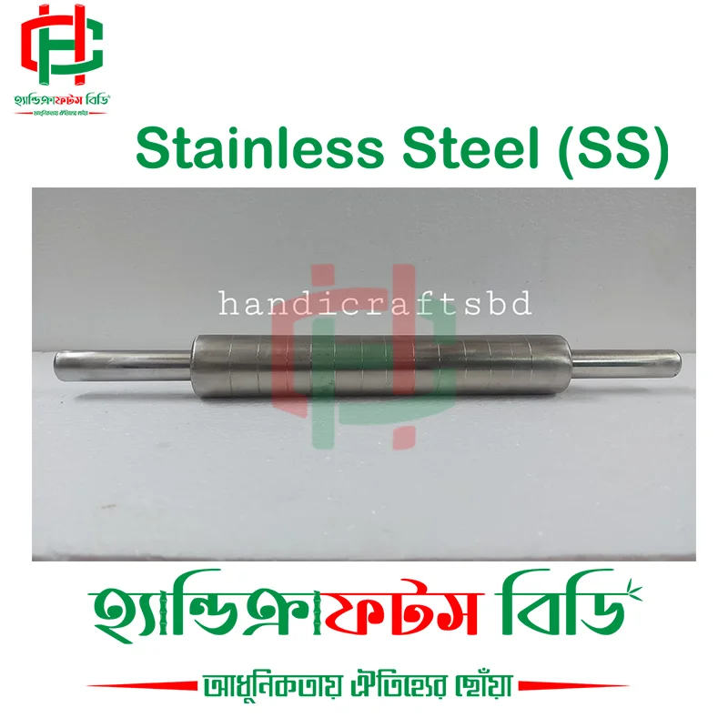 304 Stainless Steel Rolling Pin Long-Lasting & Easy to Clean