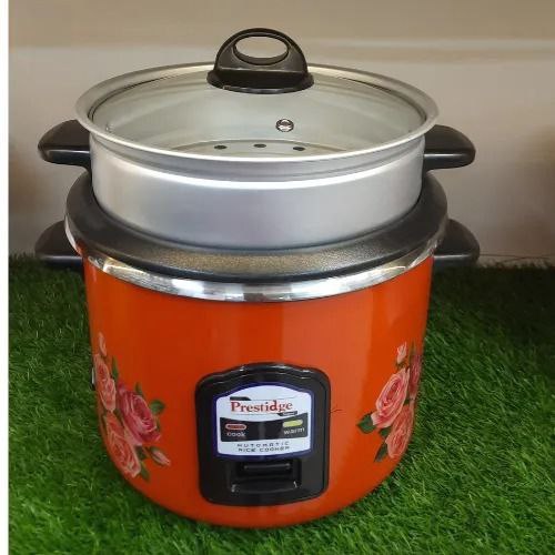 Prestige Automatic Rice Cooker 1.8L – Double Pot (SS + Non-Stick) Keep-Warm Feature | HandicraftsBD