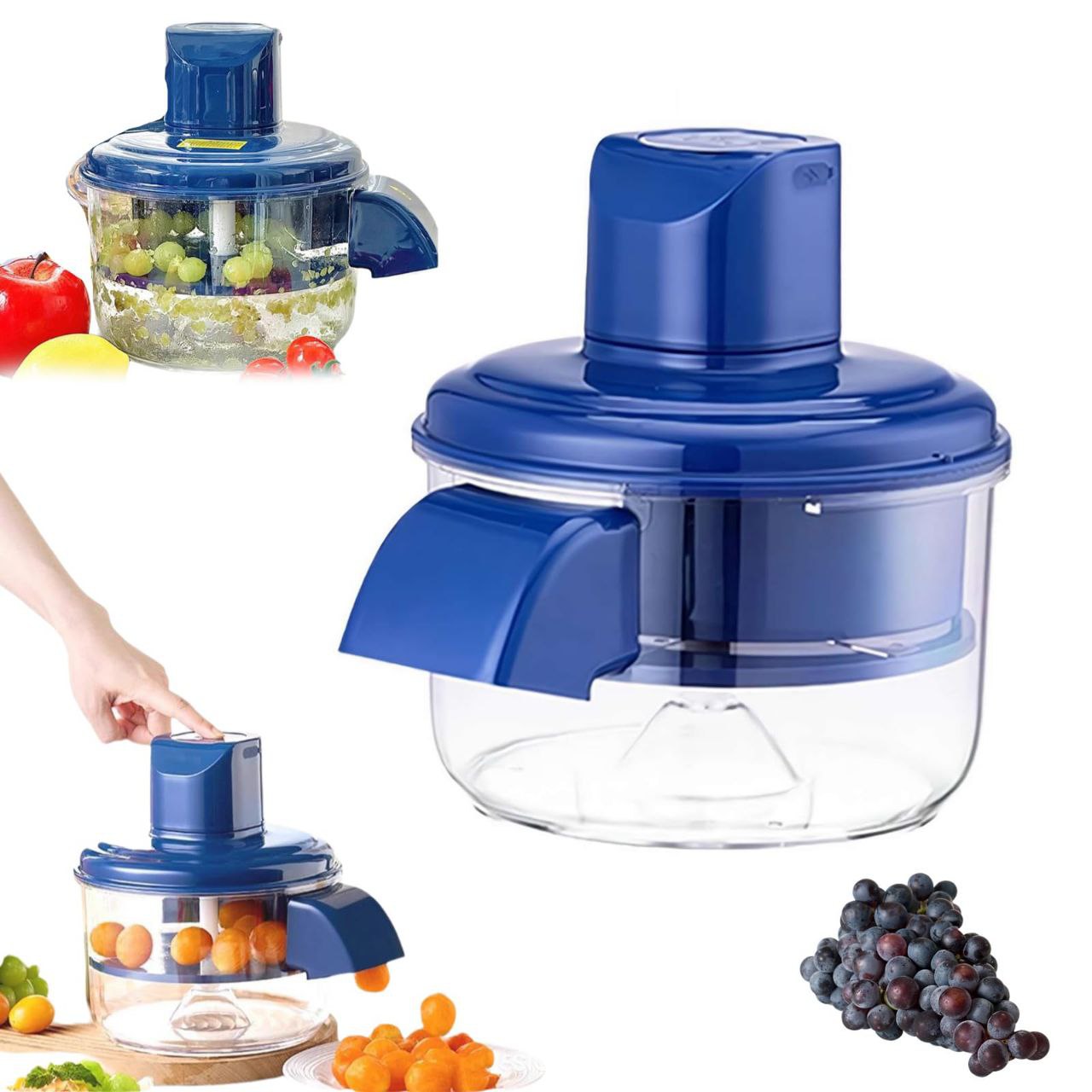 Rechargeable Electric Grape & Garlic Peeling Machine – Automatic Fruit Skin Remover