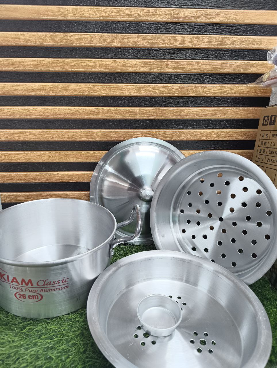 Kiam Classic Steam Multipan 26 cm – Original Kiam Metal Industries Ltd. Steamer