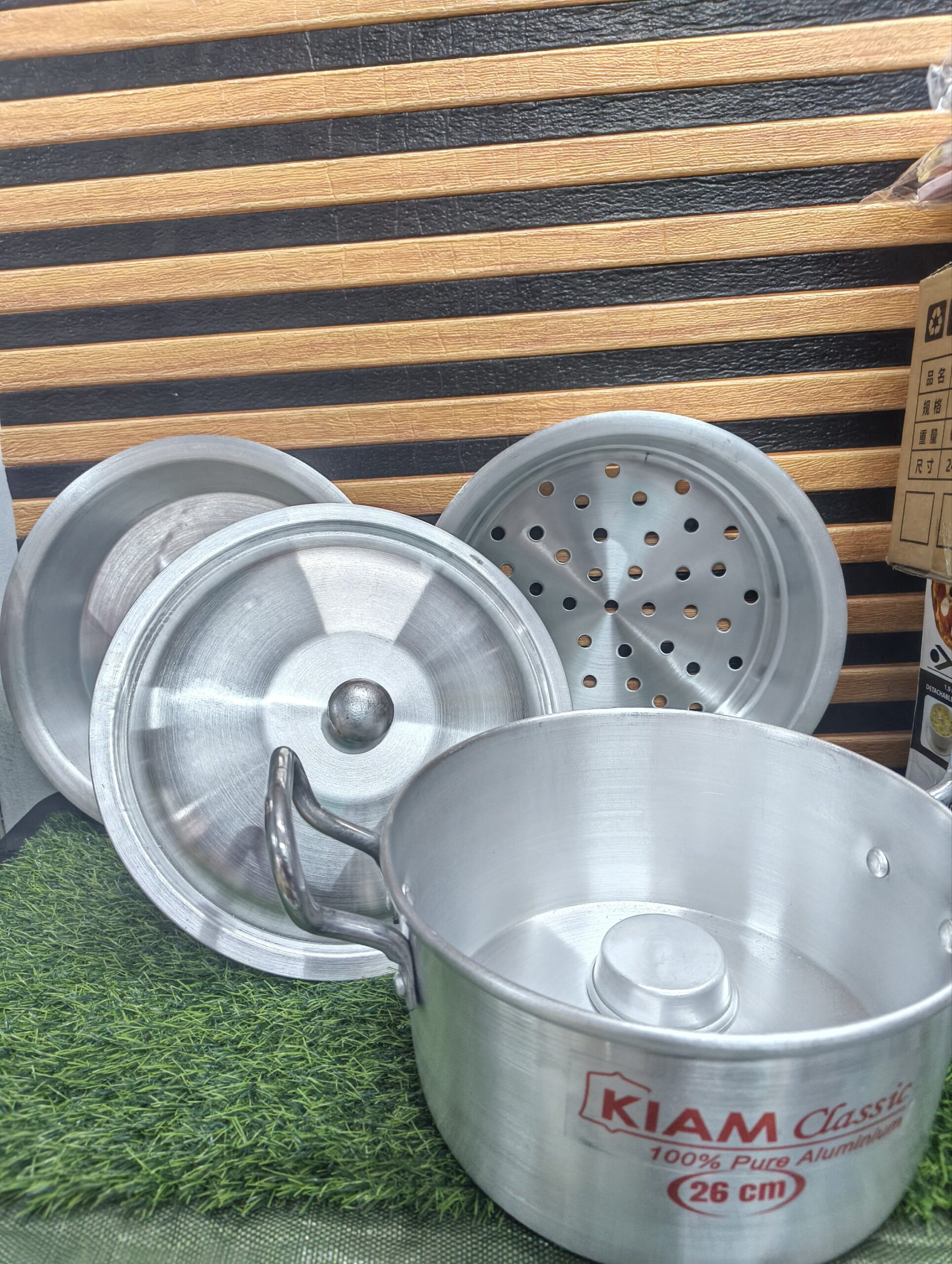 kiam  multi-tier steamer set 26 cm