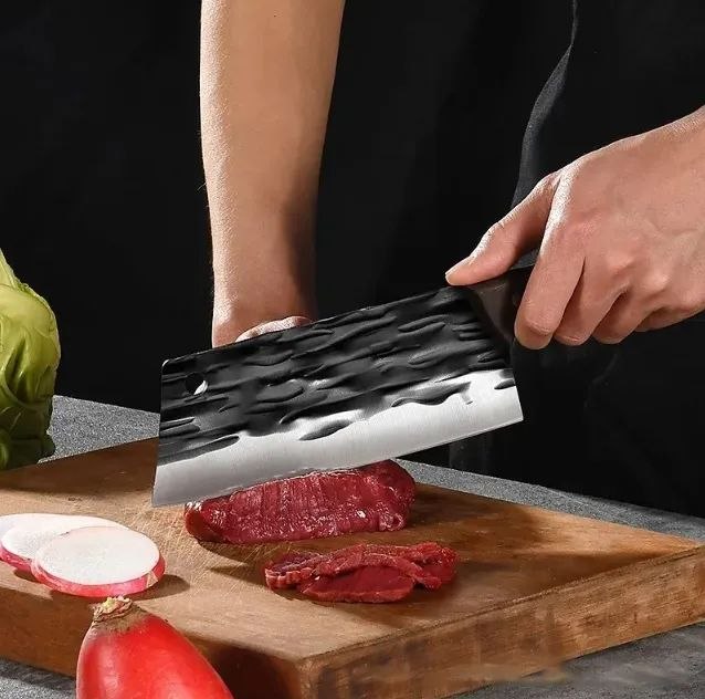 Premium Stainless Steel Chopper Knife JSL 012 Heavy Duty Meat Cutter 1116g Professional Kitchen Knife