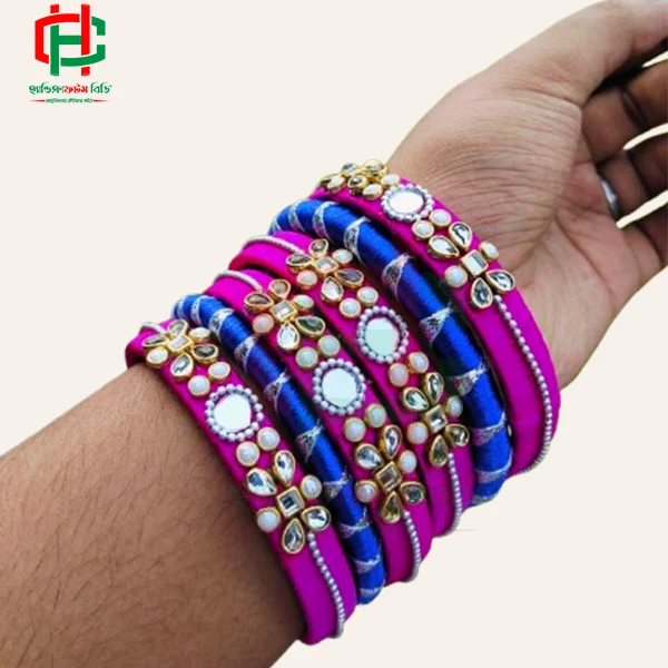 কাস্টমাইজড সুতোর চুড়ি | Traditional Handmade Bangles BD - Image 4