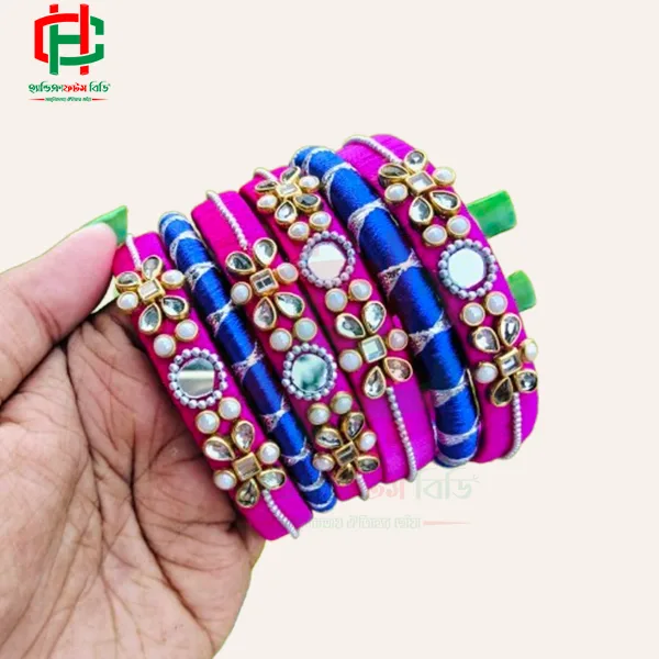 কাস্টমাইজড সুতোর চুড়ি | Traditional Handmade Bangles BD - Image 3