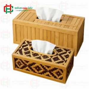Bamboo-Tissuebox প্রাকৃতিক বাঁশের তৈরি টিস্যু বক্স | Bamboo tissue box