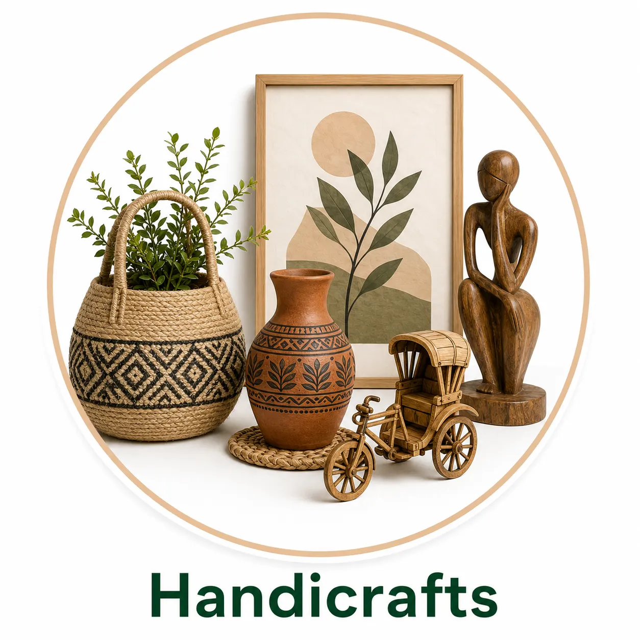 Quality Handicrafts Home & Kitchen Products এর একটি বিশ্বস্ত অনলাইন শপ
