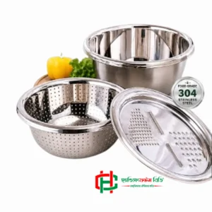Multifunctional stainless steel Kitchen Vegetable Cutter 26cm 3Pcs