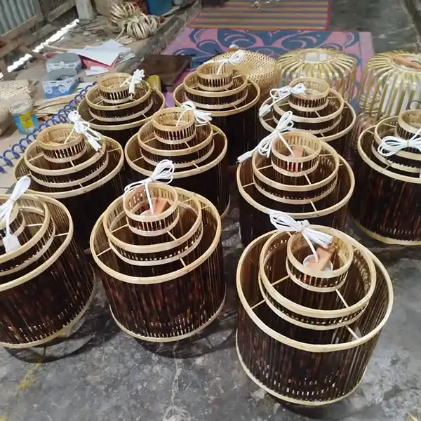 Wholesale Bamboo Pendant Light Custom Design Available - Image 3