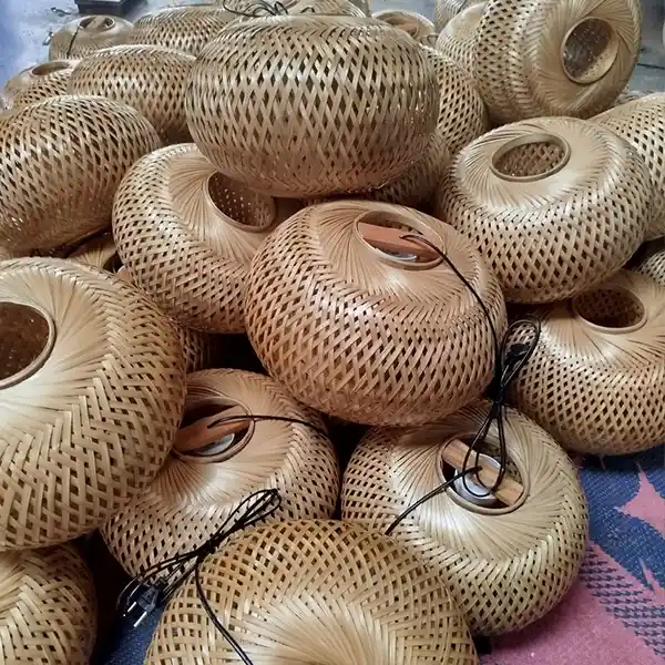 Wholesale Bamboo Pendant Light Custom Design Available - Image 9