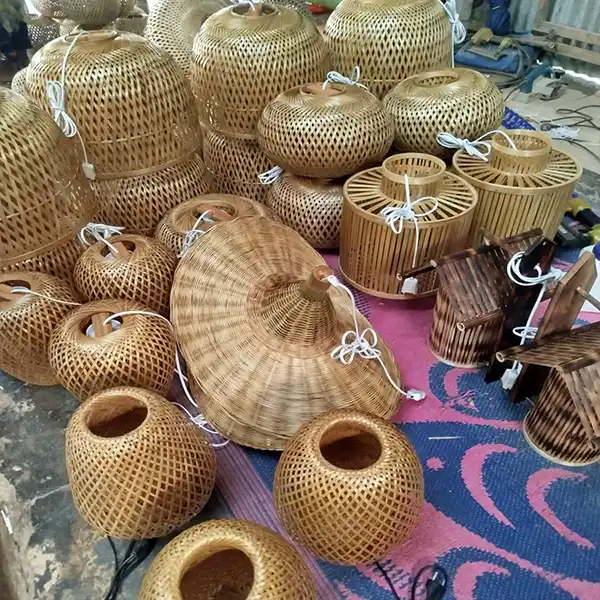 Wholesale Bamboo Pendant Light Custom Design Available - Image 2