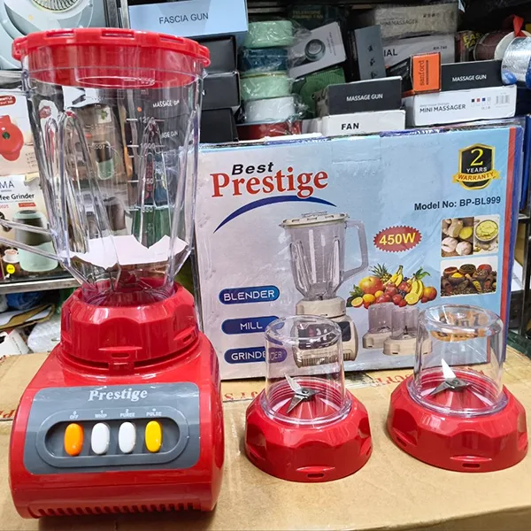 Prestige BP-BL99 3-in-1 Electric Blender 450W Grinder - Image 2