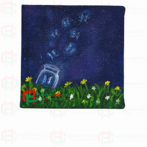 Acrylic Canvas Painting-2 Acrylic Canvas Painting দিয়ে Bedroom Decoration করুন 7x7 inches