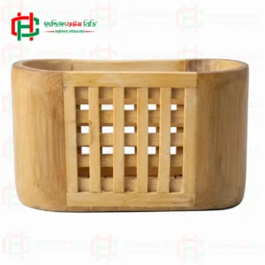 Pen Holder Bamboo Multi-Purpose Desk Organizer