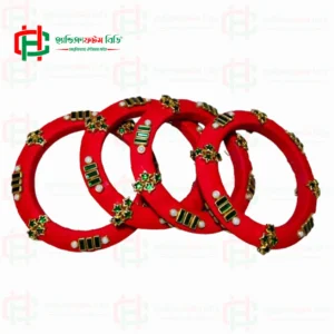 Thread Work Bangle - ঐতিহ্যবাহী কারুশিল্পের কংকন জোড়া