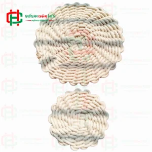 Macrame Wavy Coaster Macrame Wavy Coaster ৭ ইঞ্চি