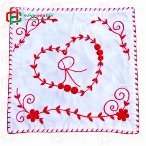 হাতে তৈরি সুতার কাজের হাত রুমাল – Thread Work Handkerchief